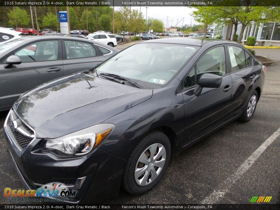 2016 Subaru Impreza 2.0i 4-door Dark Gray Metallic / Black Photo #1