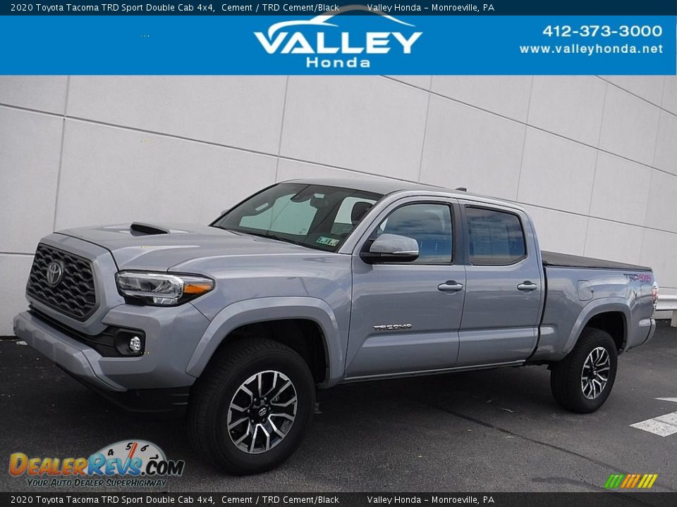 2020 Toyota Tacoma TRD Sport Double Cab 4x4 Cement / TRD Cement/Black Photo #1