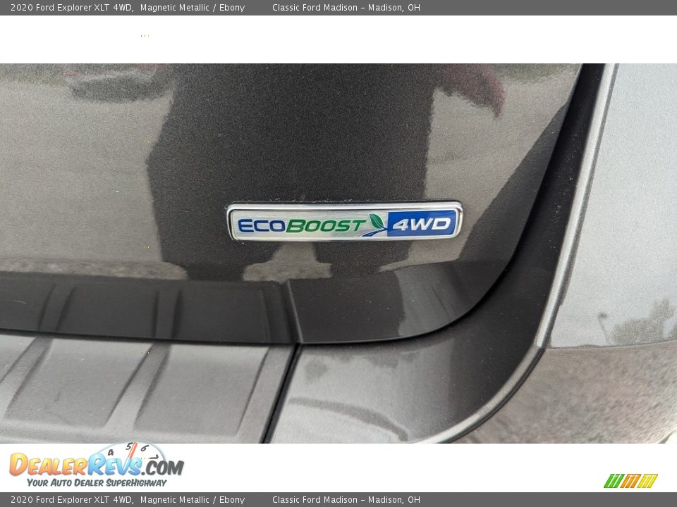 2020 Ford Explorer XLT 4WD Magnetic Metallic / Ebony Photo #22