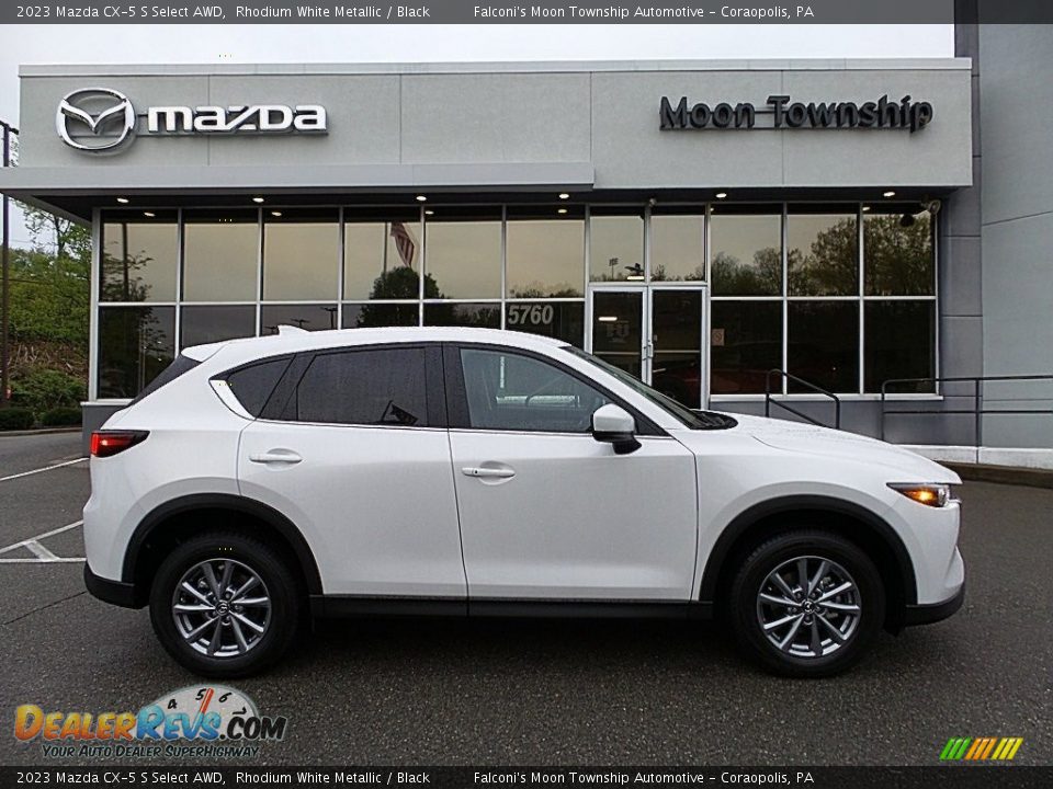 2023 Mazda CX-5 S Select AWD Rhodium White Metallic / Black Photo #1