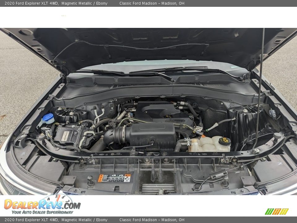 2020 Ford Explorer XLT 4WD Magnetic Metallic / Ebony Photo #25