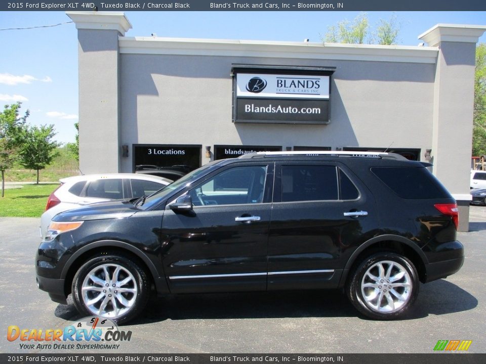 2015 Ford Explorer XLT 4WD Tuxedo Black / Charcoal Black Photo #1