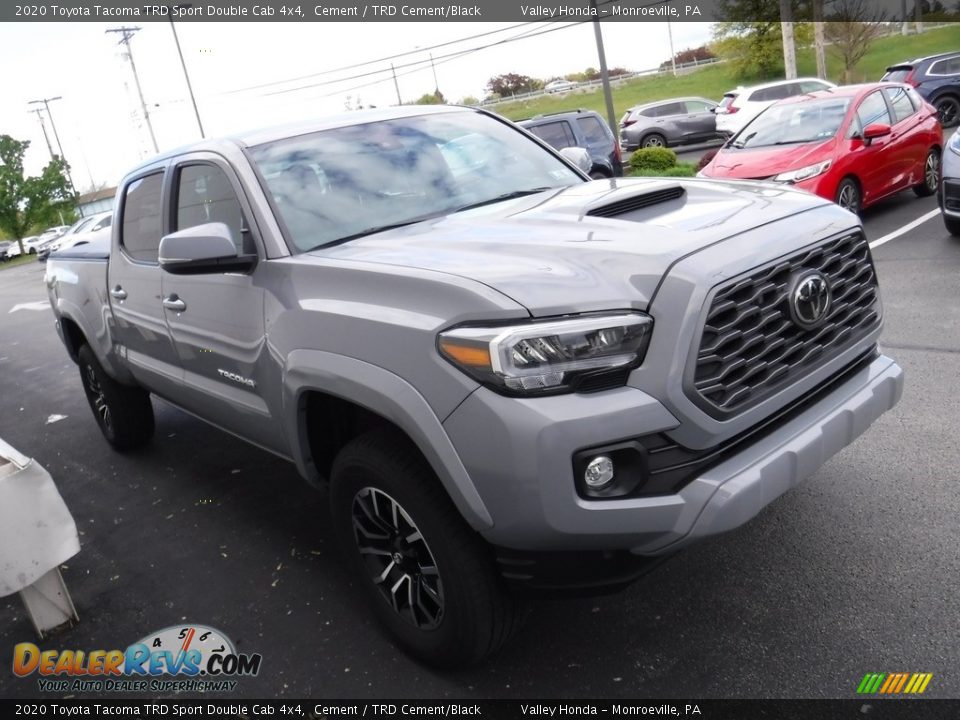 2020 Toyota Tacoma TRD Sport Double Cab 4x4 Cement / TRD Cement/Black Photo #7