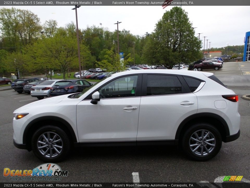 2023 Mazda CX-5 S Select AWD Rhodium White Metallic / Black Photo #6