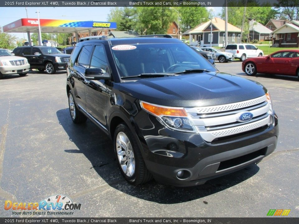 2015 Ford Explorer XLT 4WD Tuxedo Black / Charcoal Black Photo #5