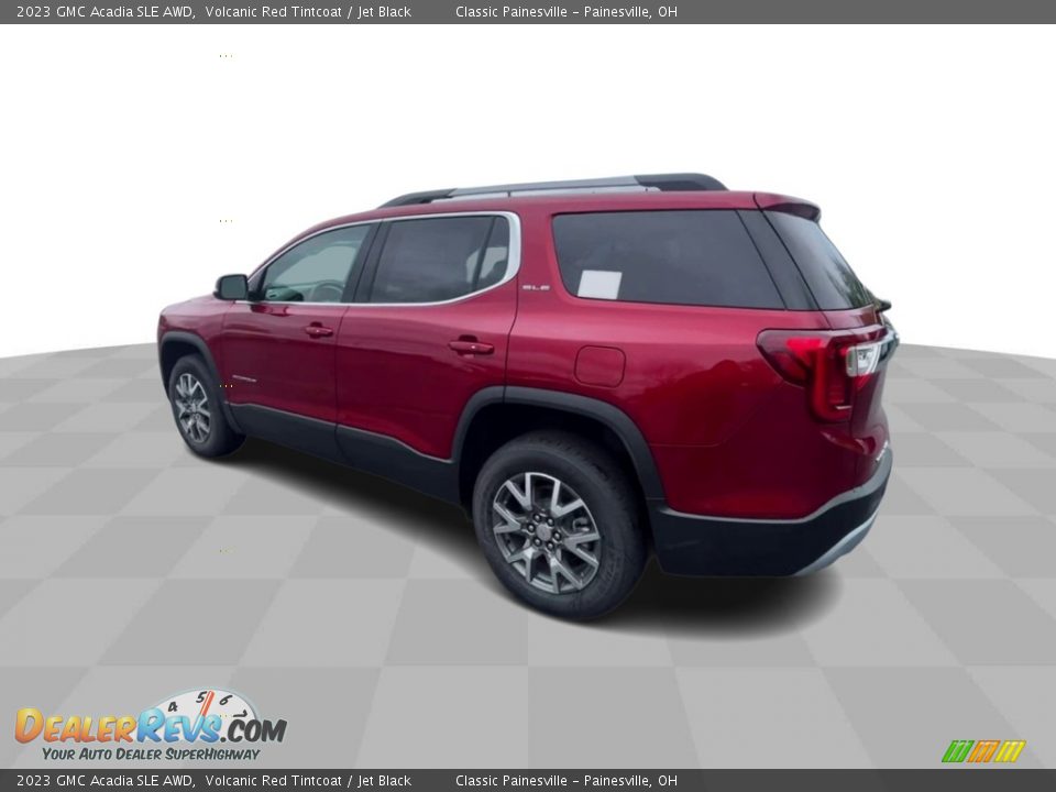 2023 GMC Acadia SLE AWD Volcanic Red Tintcoat / Jet Black Photo #6