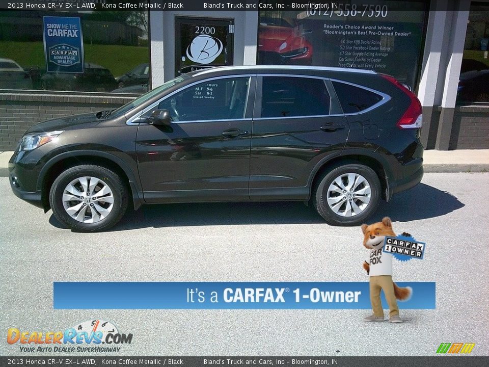 2013 Honda CR-V EX-L AWD Kona Coffee Metallic / Black Photo #1