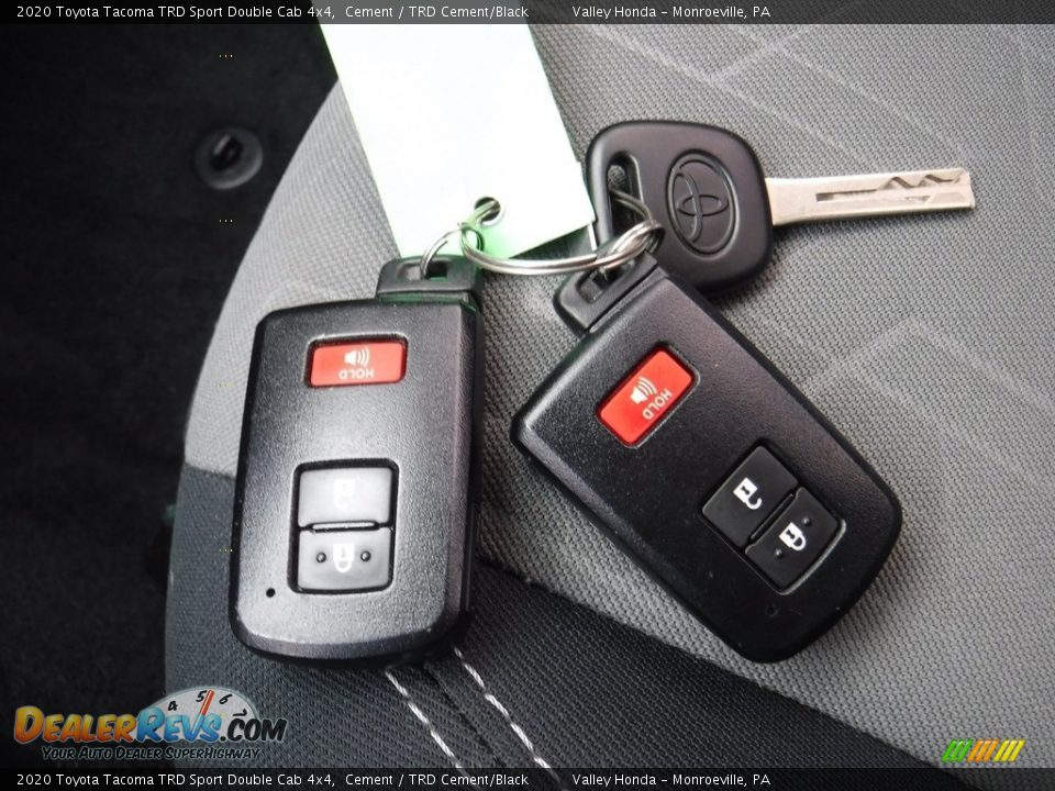 2020 Toyota Tacoma TRD Sport Double Cab 4x4 Cement / TRD Cement/Black Photo #35