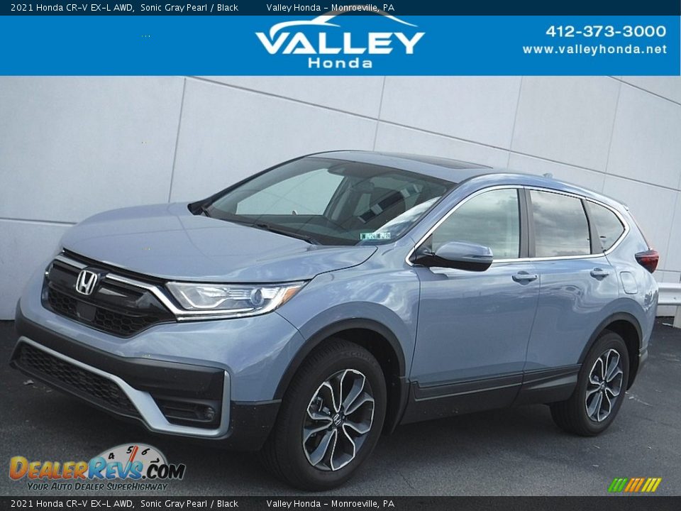 2021 Honda CR-V EX-L AWD Sonic Gray Pearl / Black Photo #1