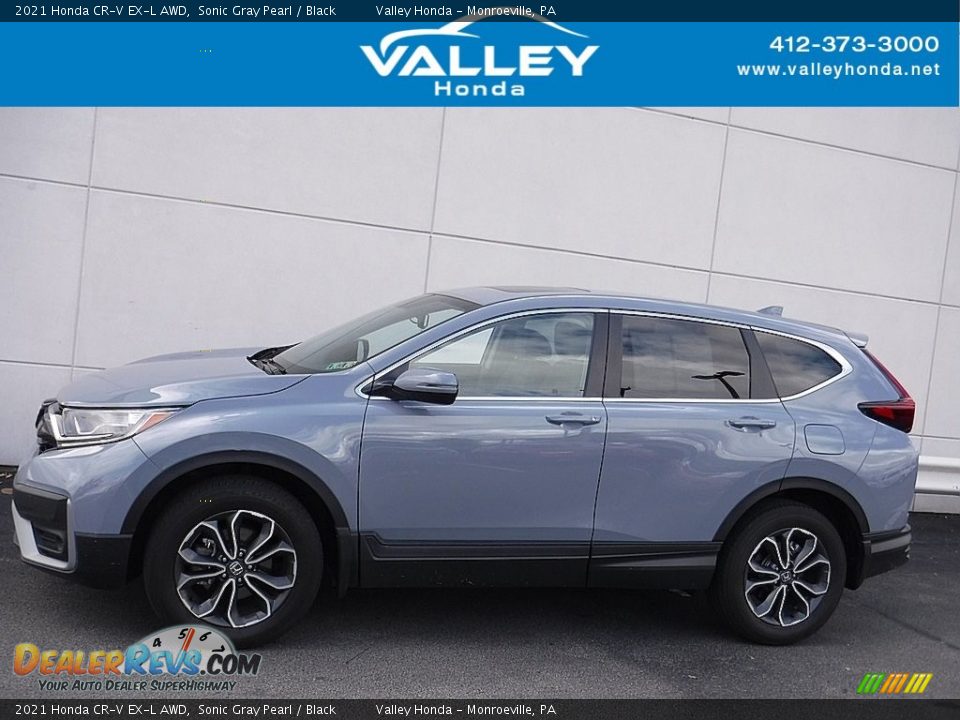 2021 Honda CR-V EX-L AWD Sonic Gray Pearl / Black Photo #2