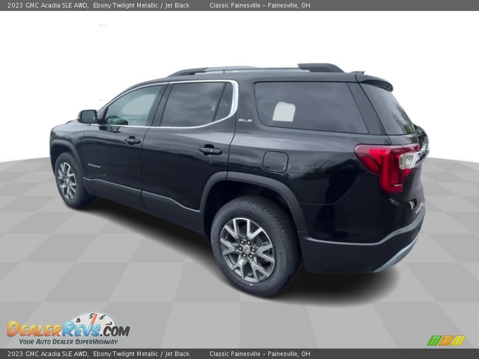 2023 GMC Acadia SLE AWD Ebony Twilight Metallic / Jet Black Photo #6