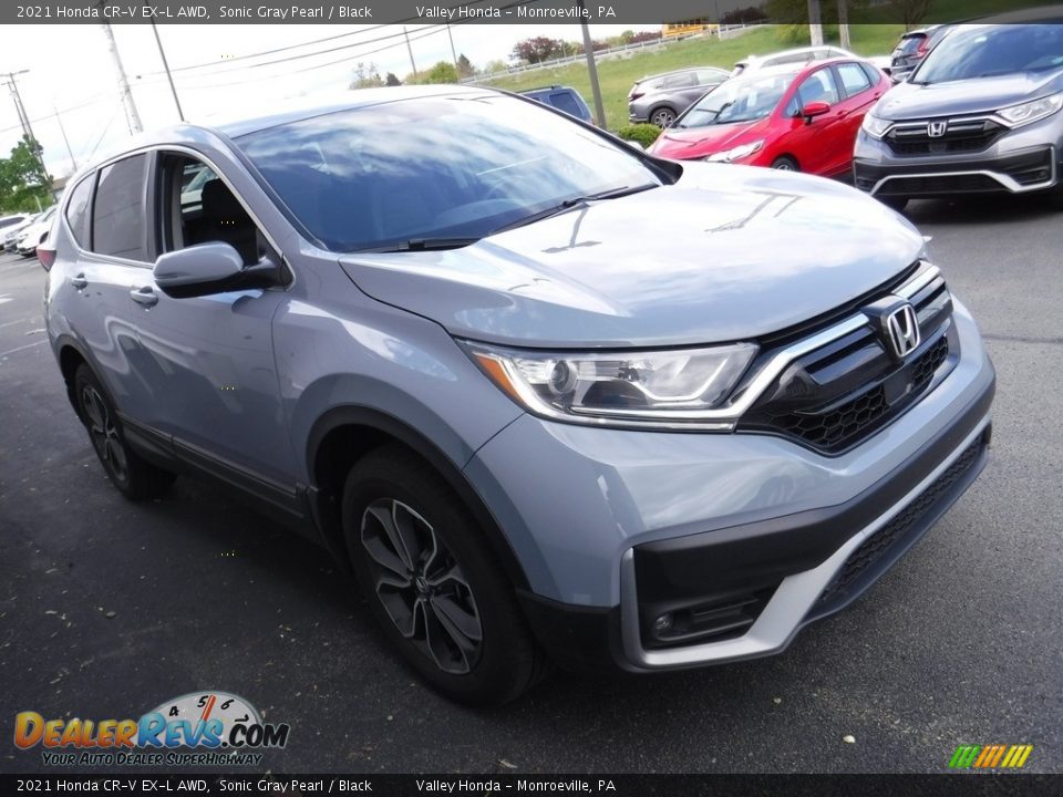 2021 Honda CR-V EX-L AWD Sonic Gray Pearl / Black Photo #6