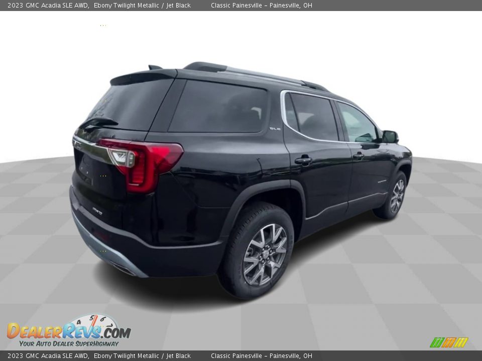 2023 GMC Acadia SLE AWD Ebony Twilight Metallic / Jet Black Photo #8