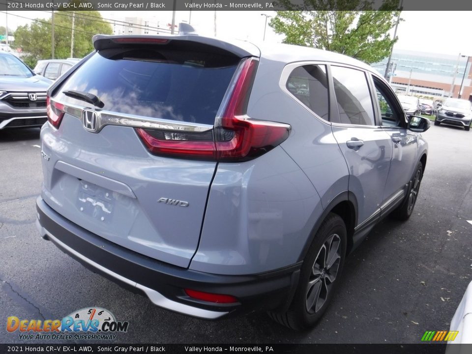 2021 Honda CR-V EX-L AWD Sonic Gray Pearl / Black Photo #7