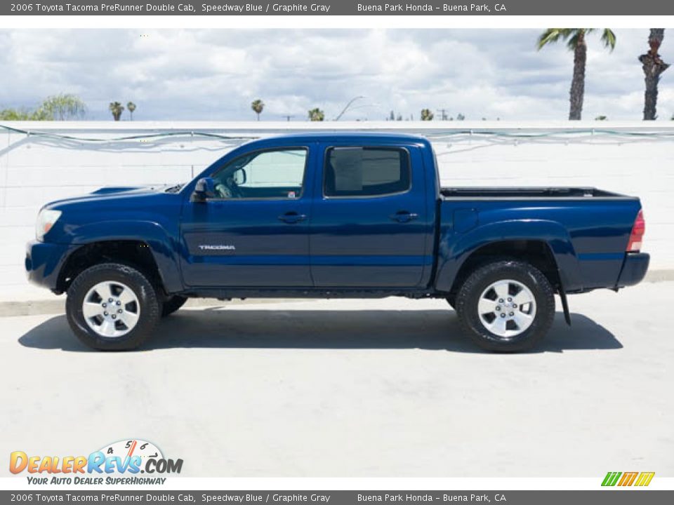 2006 Toyota Tacoma PreRunner Double Cab Speedway Blue / Graphite Gray Photo #8