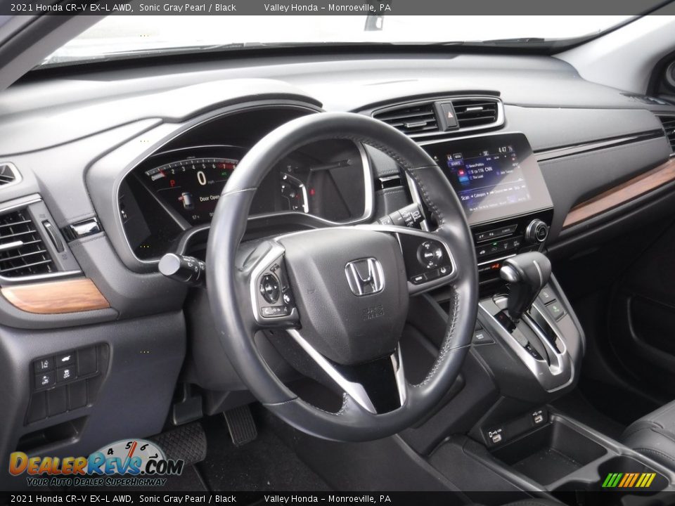 2021 Honda CR-V EX-L AWD Sonic Gray Pearl / Black Photo #12