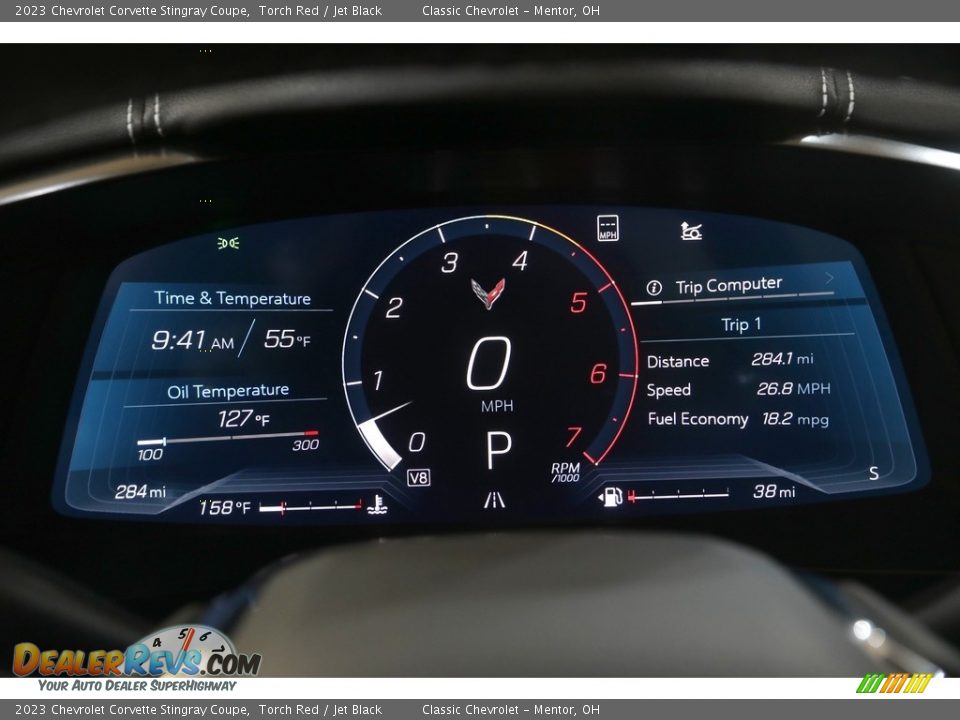 2023 Chevrolet Corvette Stingray Coupe Gauges Photo #10