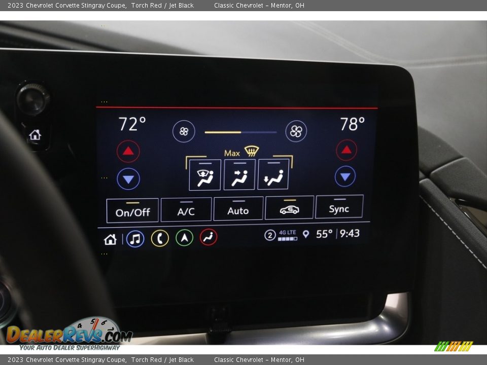 Controls of 2023 Chevrolet Corvette Stingray Coupe Photo #16