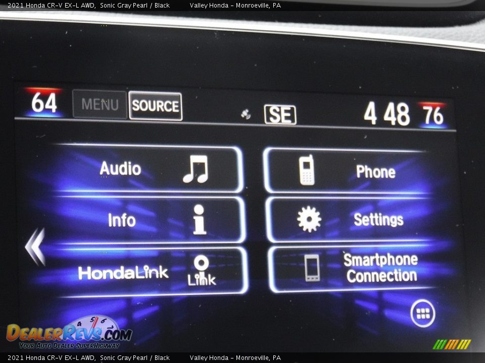 2021 Honda CR-V EX-L AWD Sonic Gray Pearl / Black Photo #22