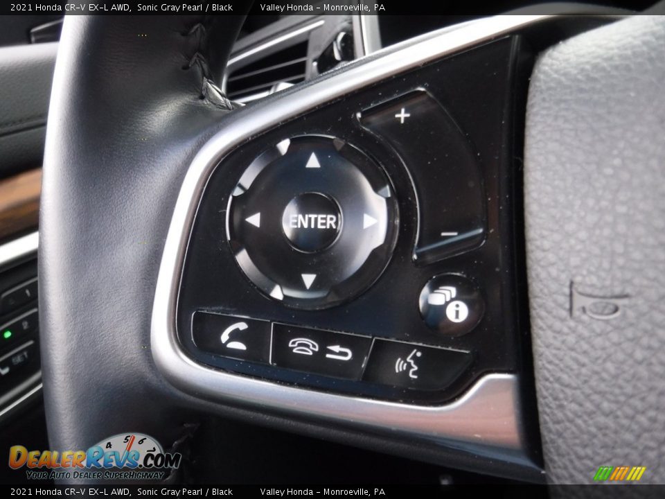 2021 Honda CR-V EX-L AWD Sonic Gray Pearl / Black Photo #25