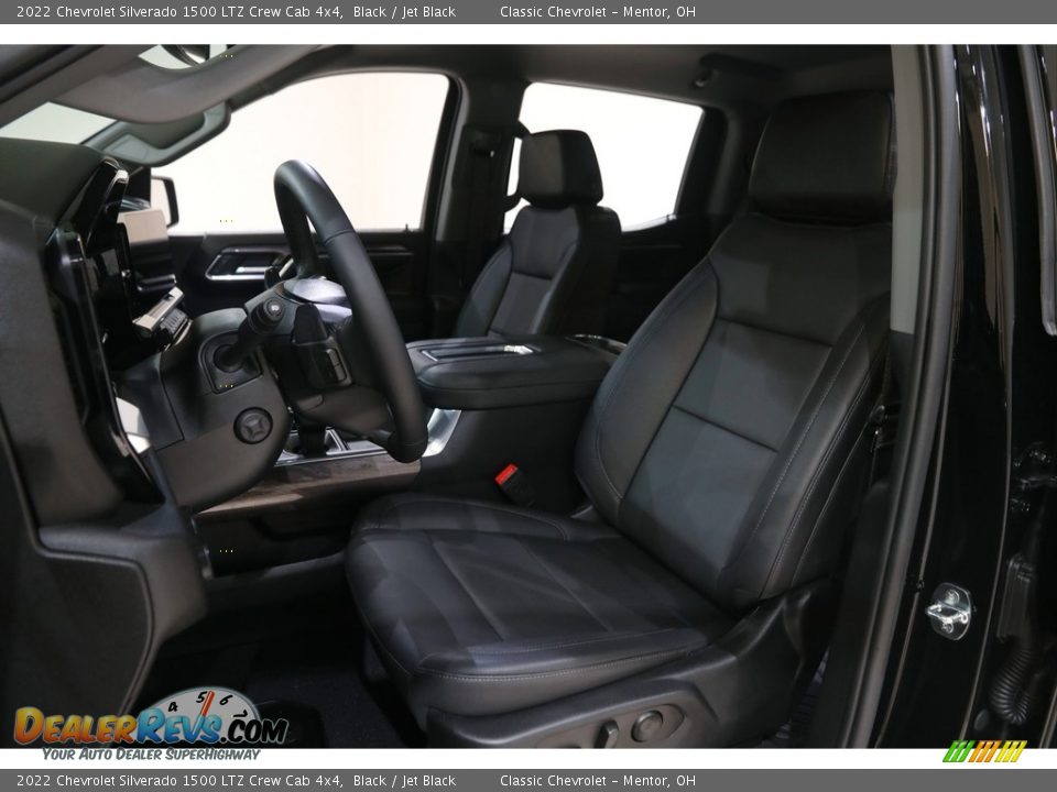 2022 Chevrolet Silverado 1500 LTZ Crew Cab 4x4 Black / Jet Black Photo #5