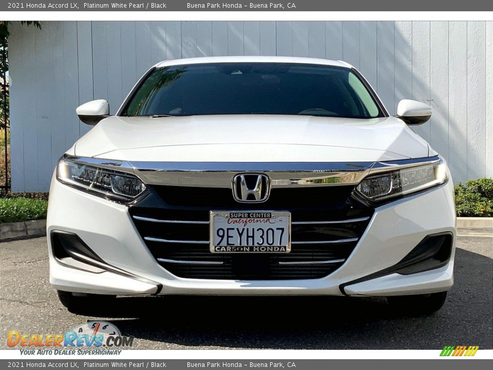 2021 Honda Accord LX Platinum White Pearl / Black Photo #2