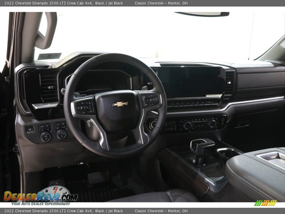 2022 Chevrolet Silverado 1500 LTZ Crew Cab 4x4 Black / Jet Black Photo #7