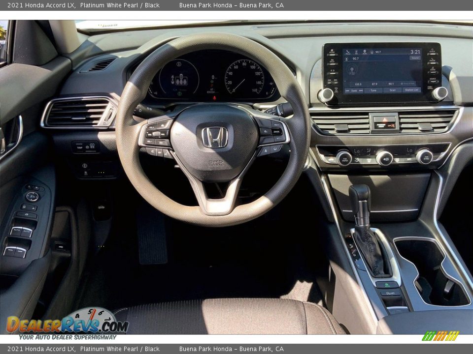 2021 Honda Accord LX Platinum White Pearl / Black Photo #4