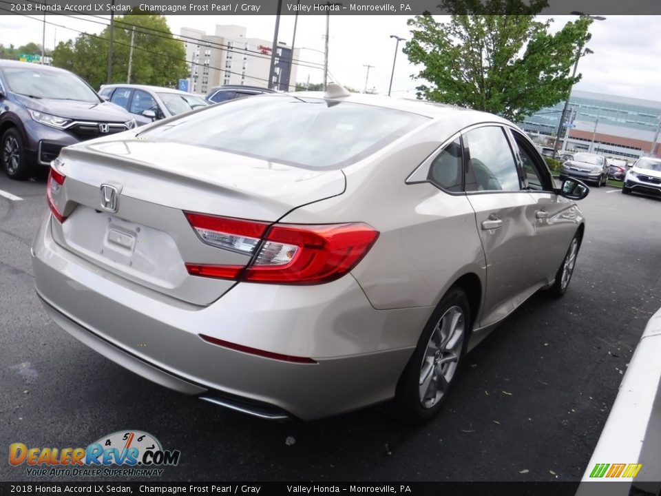 2018 Honda Accord LX Sedan Champagne Frost Pearl / Gray Photo #6