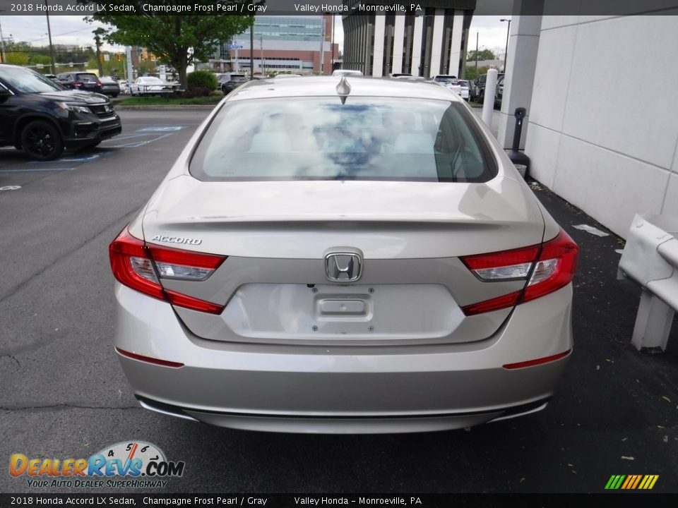 2018 Honda Accord LX Sedan Champagne Frost Pearl / Gray Photo #7