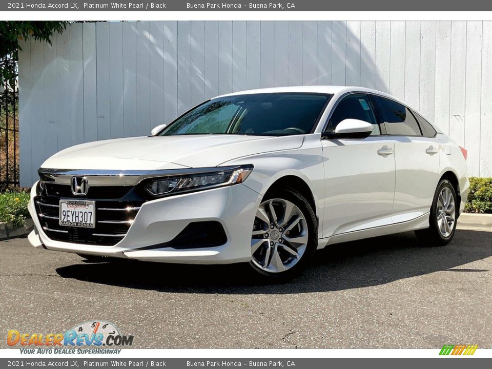 2021 Honda Accord LX Platinum White Pearl / Black Photo #12