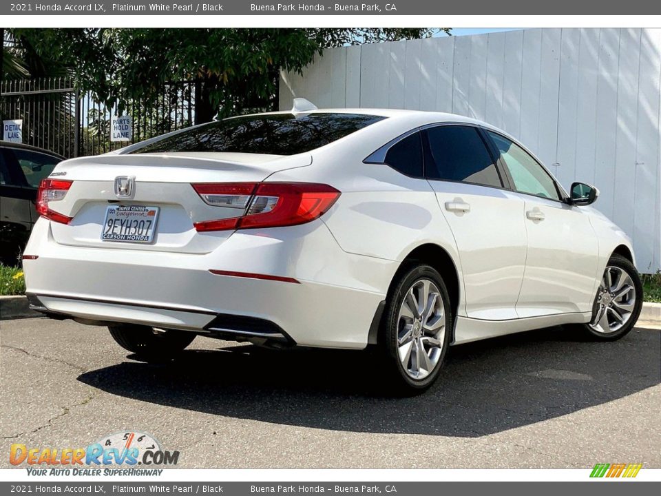 2021 Honda Accord LX Platinum White Pearl / Black Photo #13