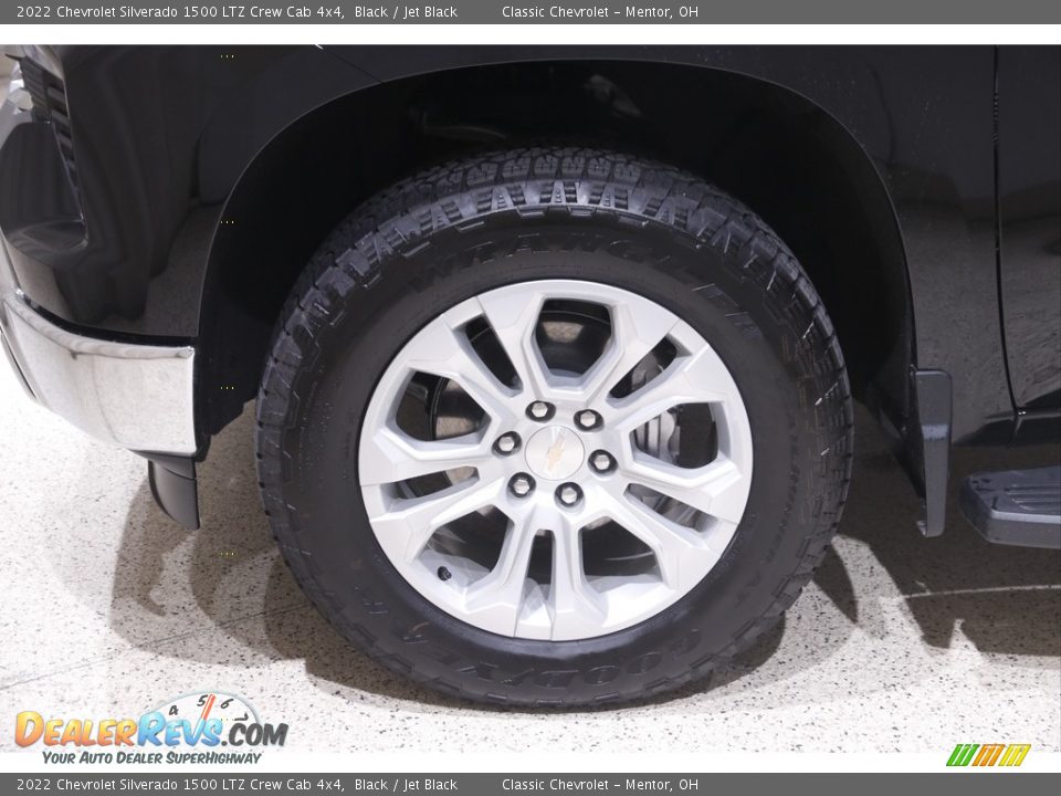 2022 Chevrolet Silverado 1500 LTZ Crew Cab 4x4 Black / Jet Black Photo #22
