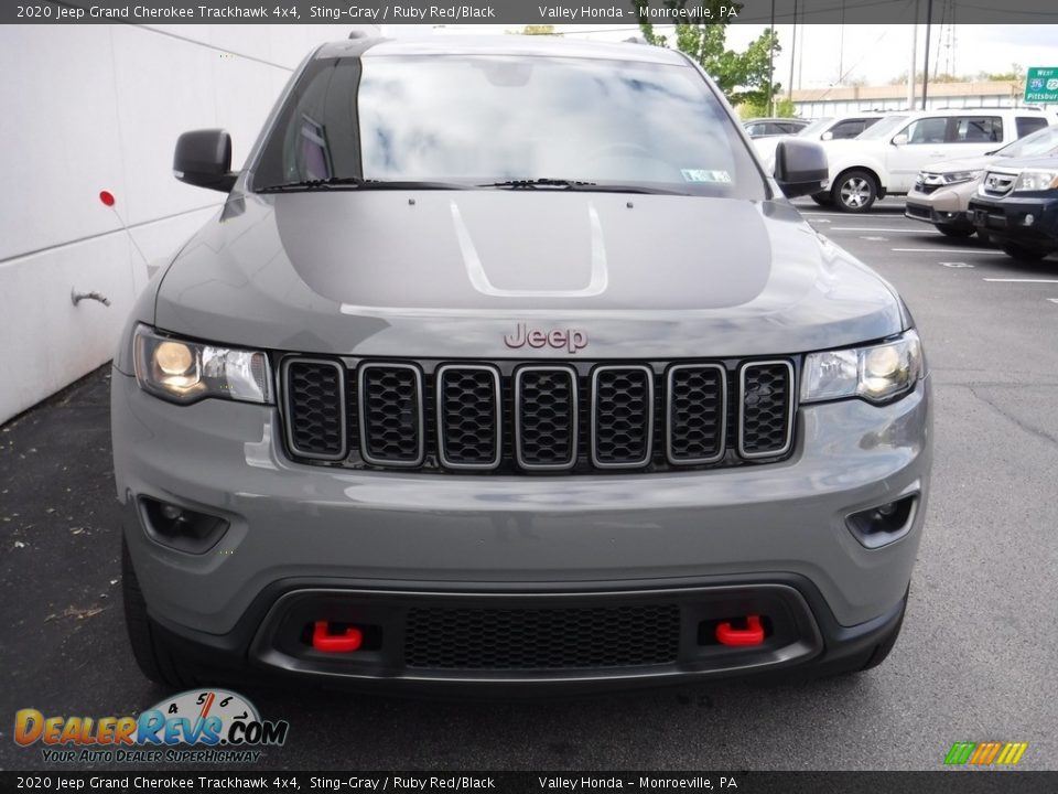 2020 Jeep Grand Cherokee Trackhawk 4x4 Sting-Gray / Ruby Red/Black Photo #6