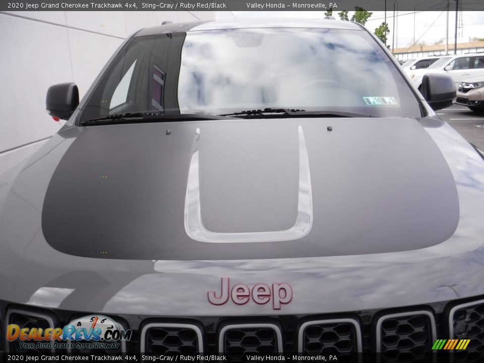 2020 Jeep Grand Cherokee Trackhawk 4x4 Sting-Gray / Ruby Red/Black Photo #7