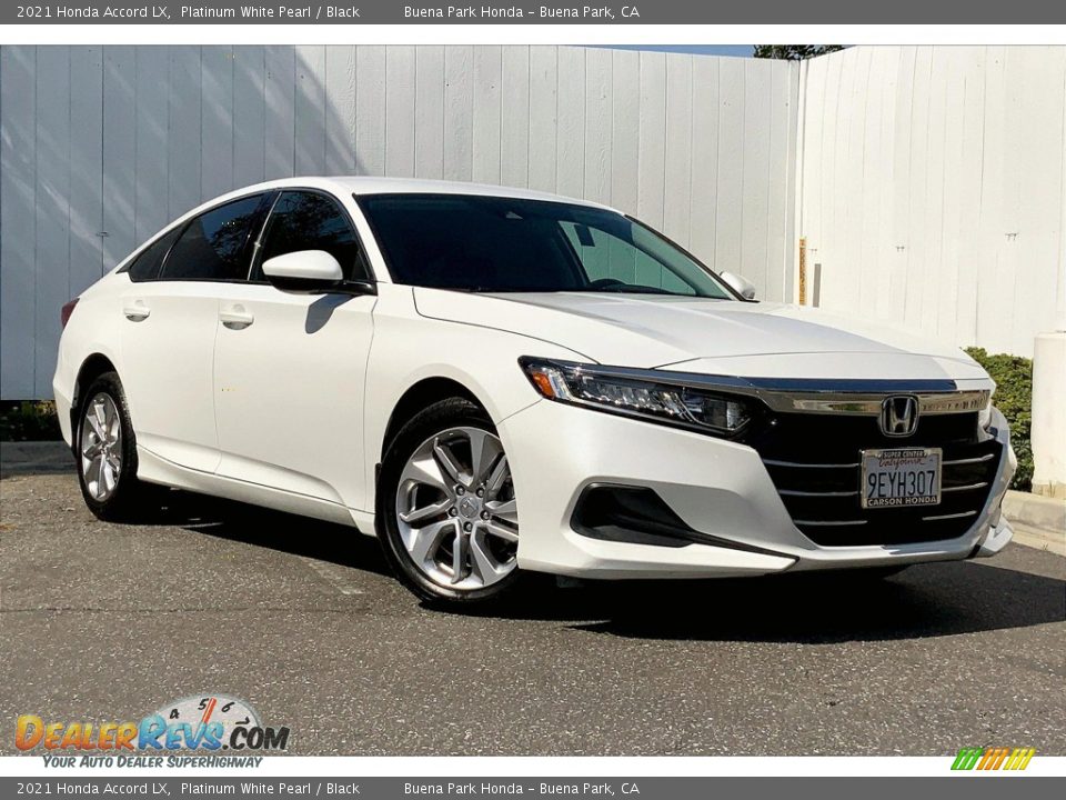 2021 Honda Accord LX Platinum White Pearl / Black Photo #33