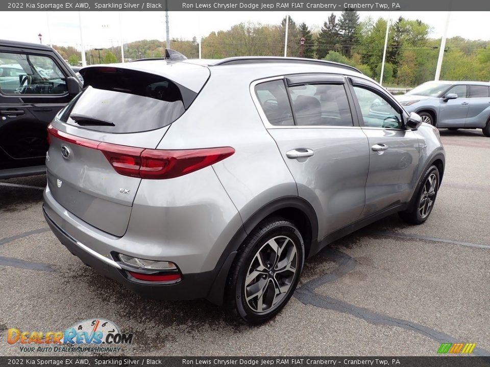 2022 Kia Sportage EX AWD Sparkling Silver / Black Photo #3