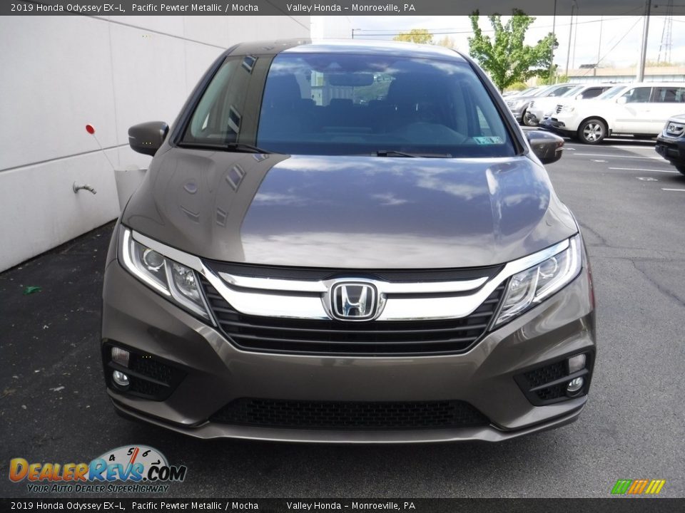 2019 Honda Odyssey EX-L Pacific Pewter Metallic / Mocha Photo #5