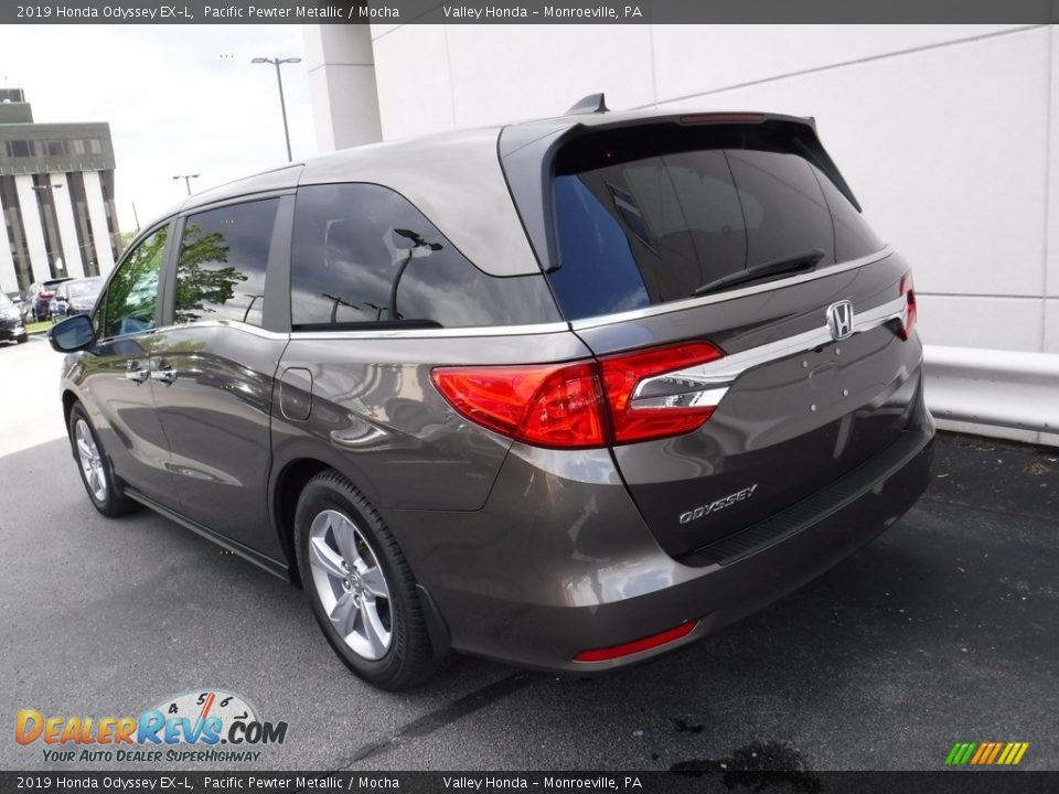 2019 Honda Odyssey EX-L Pacific Pewter Metallic / Mocha Photo #9