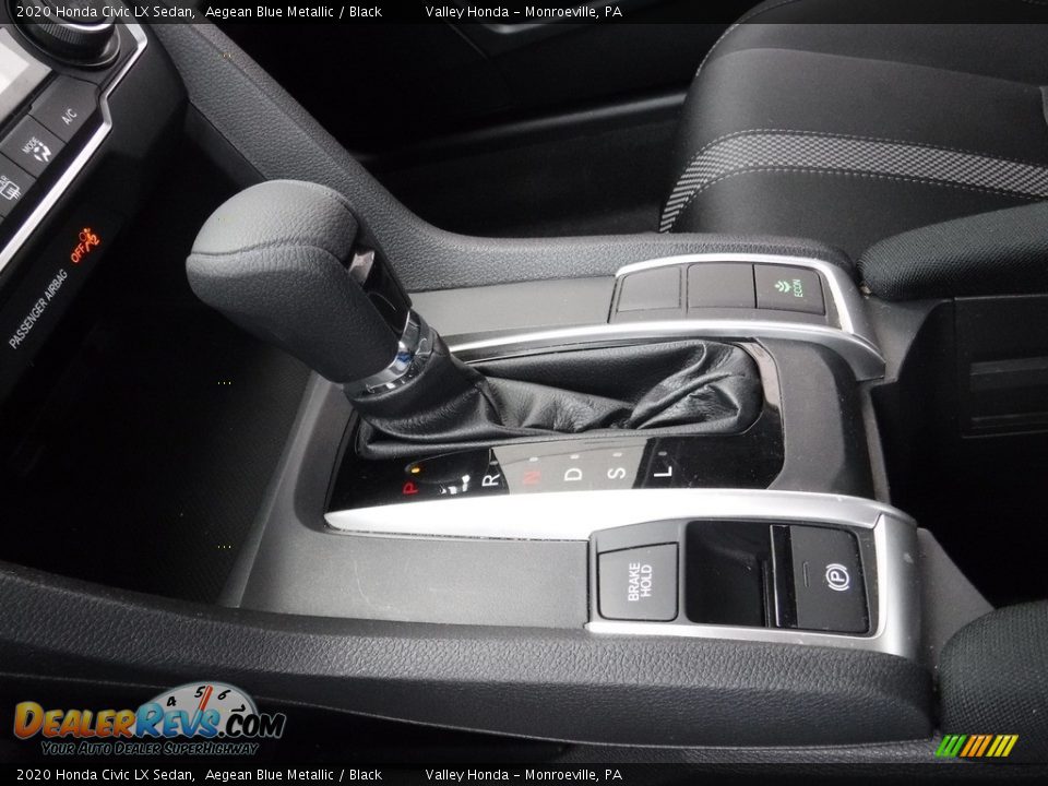 2020 Honda Civic LX Sedan Aegean Blue Metallic / Black Photo #13