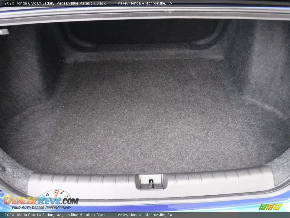 2020 Honda Civic LX Sedan Aegean Blue Metallic / Black Photo #23
