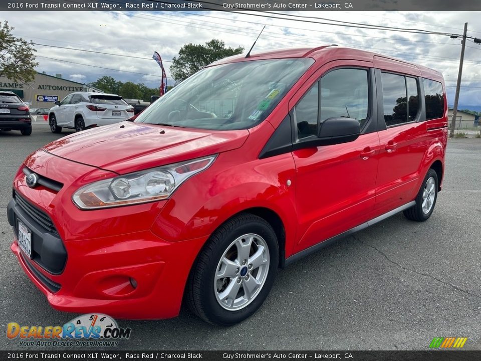 Race Red 2016 Ford Transit Connect XLT Wagon Photo #3