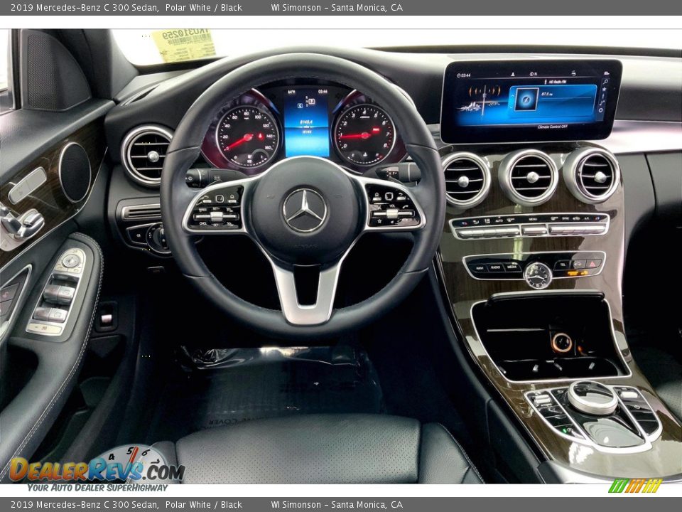 2019 Mercedes-Benz C 300 Sedan Polar White / Black Photo #4