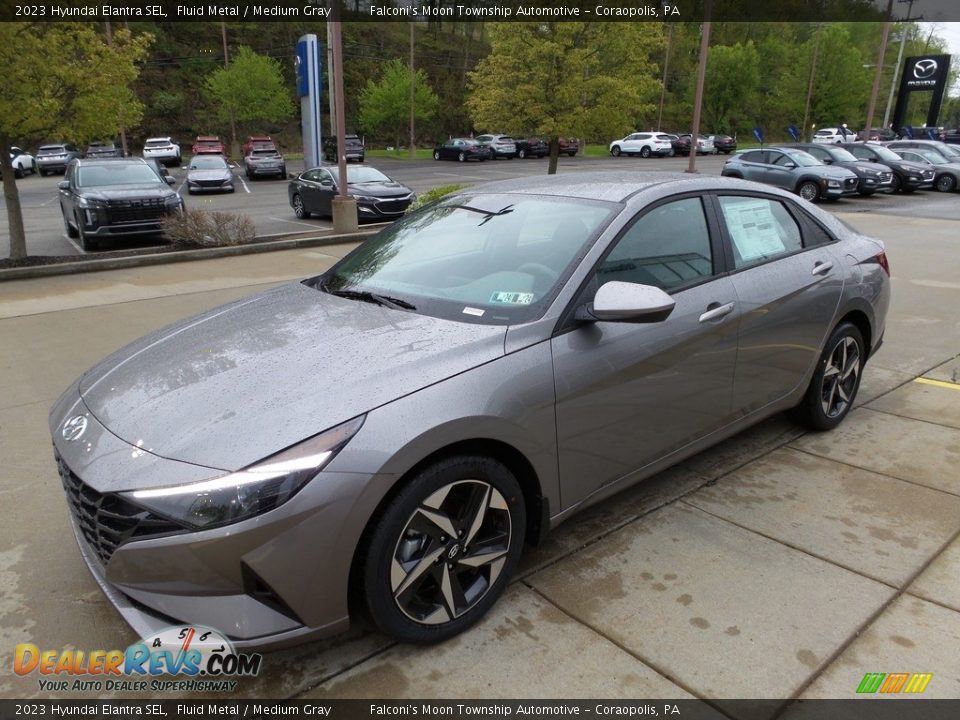 2023 Hyundai Elantra SEL Fluid Metal / Medium Gray Photo #7