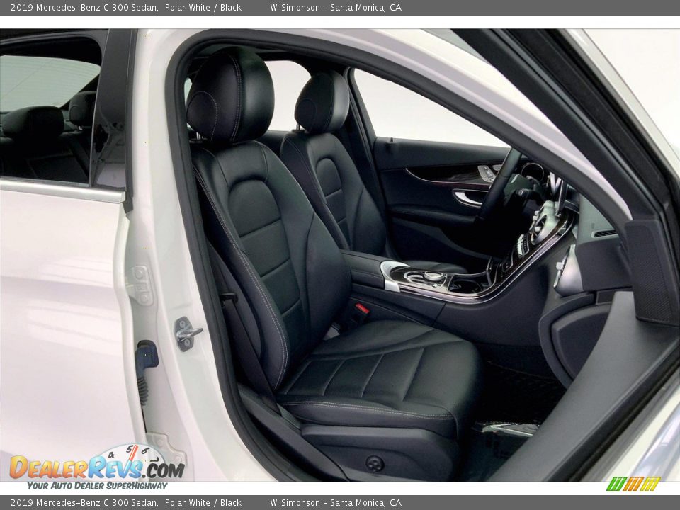 2019 Mercedes-Benz C 300 Sedan Polar White / Black Photo #6