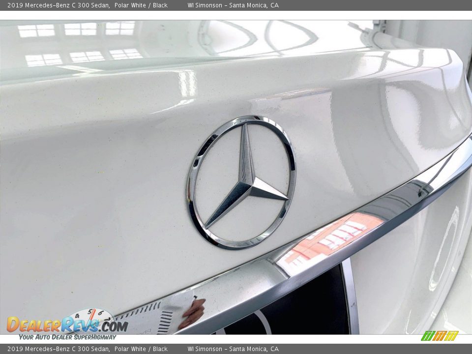 2019 Mercedes-Benz C 300 Sedan Polar White / Black Photo #7