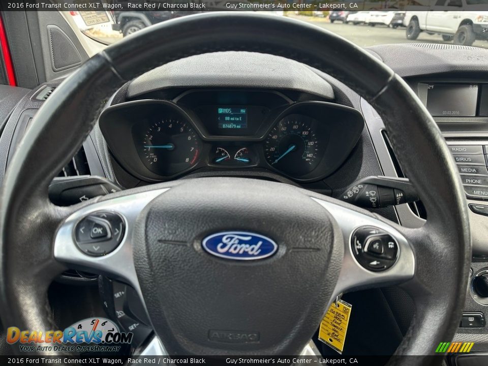 2016 Ford Transit Connect XLT Wagon Steering Wheel Photo #8