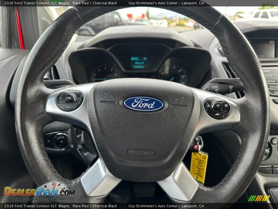 2016 Ford Transit Connect XLT Wagon Steering Wheel Photo #9