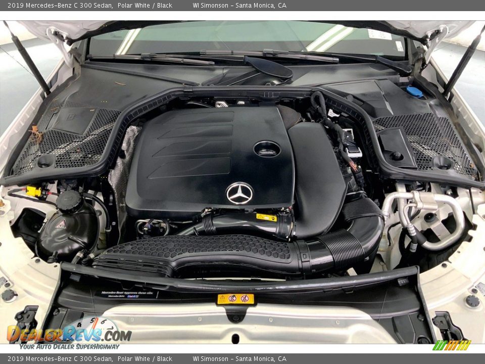 2019 Mercedes-Benz C 300 Sedan Polar White / Black Photo #9