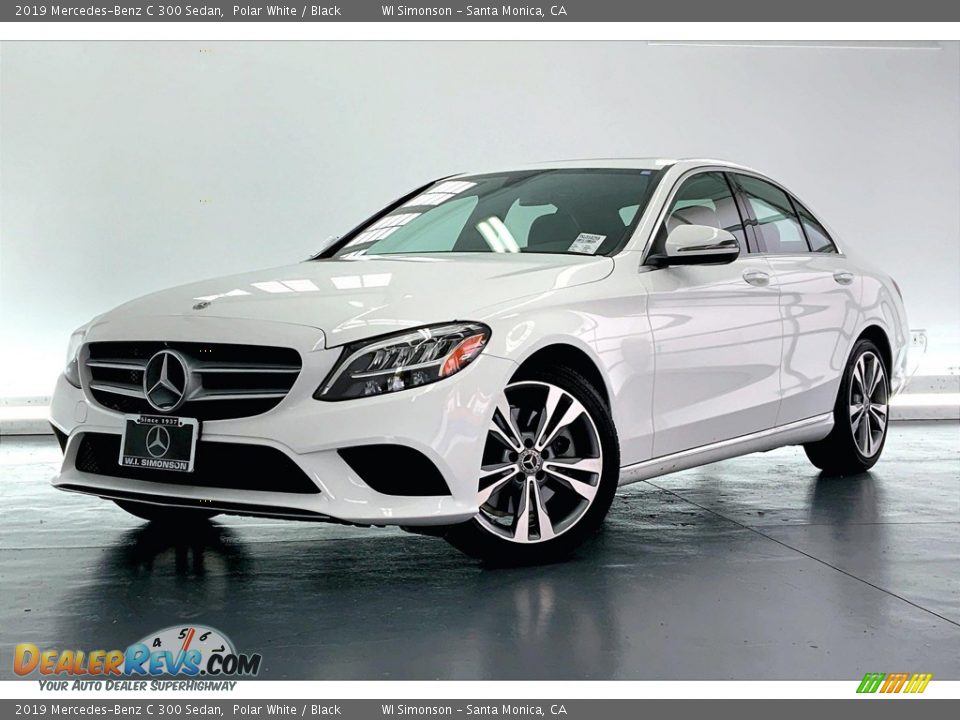 2019 Mercedes-Benz C 300 Sedan Polar White / Black Photo #12